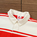 Camisa Supreme x Nike Stripe Rugby Vermelha/Branca