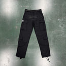 Corteiz Guerillaz Cargo Black Logo Pants 