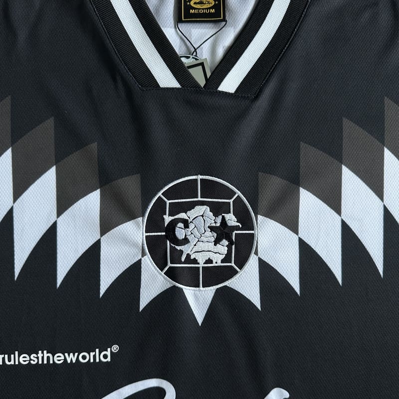 Corteiz Black Football T-Shirt