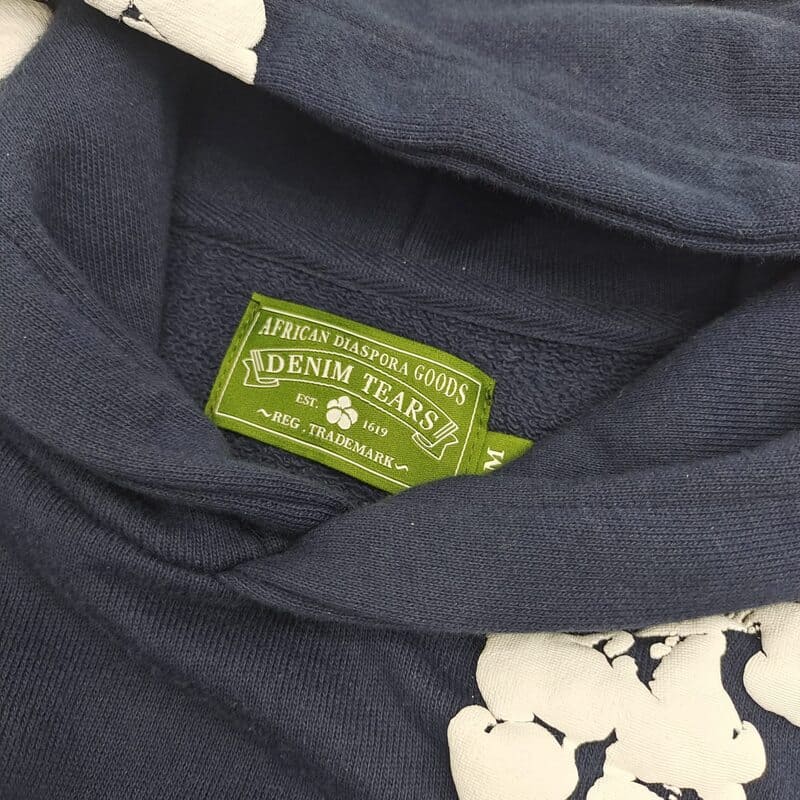 Moletom Denim Tears The Cotton Wreath Navy 