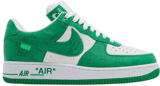 Nike Air Force 1 Low x Louis Vuitton x Off-White "Green" - ELEGANZ OUTLET