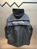Balenciaga Oversized Parka In Technical Jacket
