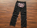 Minus Two Cargo Pants Black/Pink 