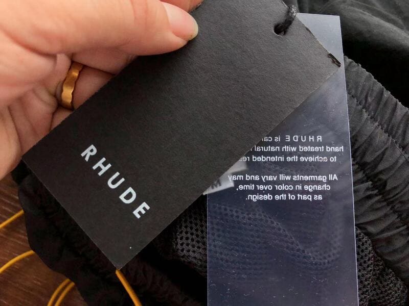Rhude Logo Short 'Black' 