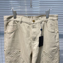 Louis Vuitton Monogram Workwear Carpenter Cream Pants 