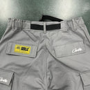 Corteiz Guerillaz Cargo Gray Pants 