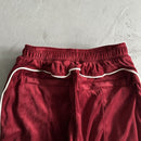 Red Corteiz Velvet Pants