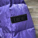 Dior Oblique Purple Puffer Jacket