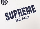 Supreme Milano Half Zip White Sweatshirt 