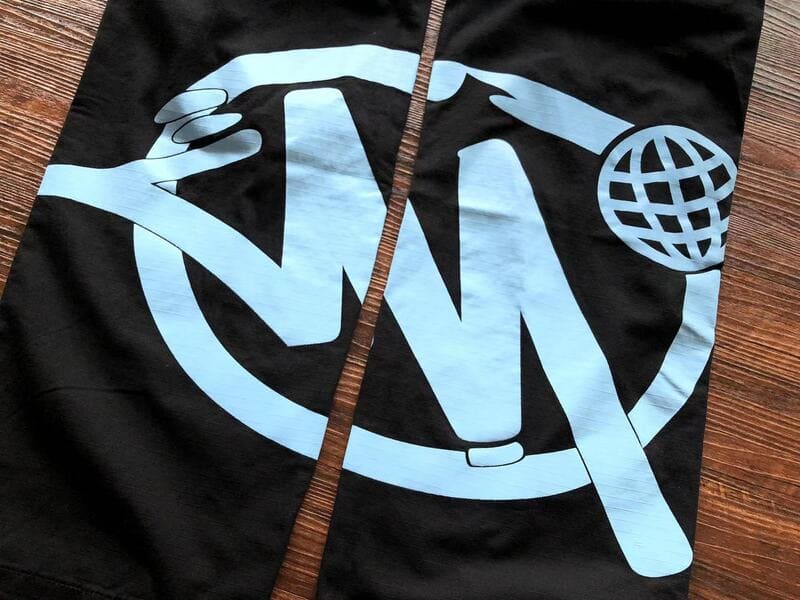 Minus Two Cargo Pants Black/Blue 