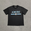 Amiri Bar Logo T-Shirt Black/Blue