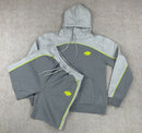 Synaworld Pipe Hoodie &amp; Shorts Set Gray 
