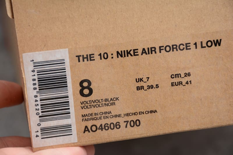 Air Force 1 Low Off-White Volt 