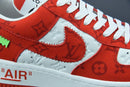 Nike Air Force 1 Low x Louis Vuitton x Off-White "Red" - ELEGANZ OUTLET