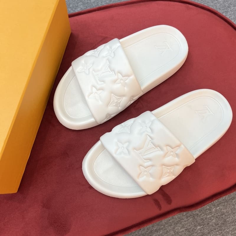 Louis Vuitton Waterfront Slide White 