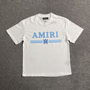 Amiri Bar Logo White/Blue T-Shirt