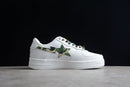 A Bathing Ape Bape Sta Low White ABC Camo Green 