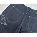 Louis Vuitton Monogram Flower Denim Pants 