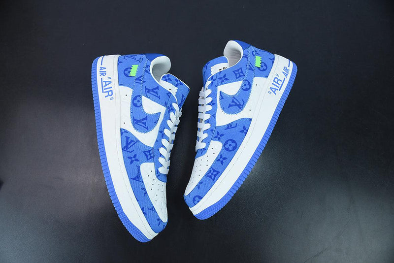 Nike Air Force 1 Low x Louis Vuitton x Off-White Blue - ELEGANZ OUTLET