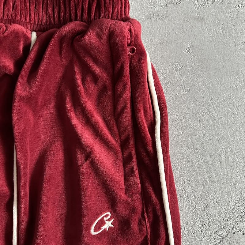 Corteiz Red Velvet Set