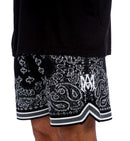 Amiri Bandana Crochet Basketball Shorts 
