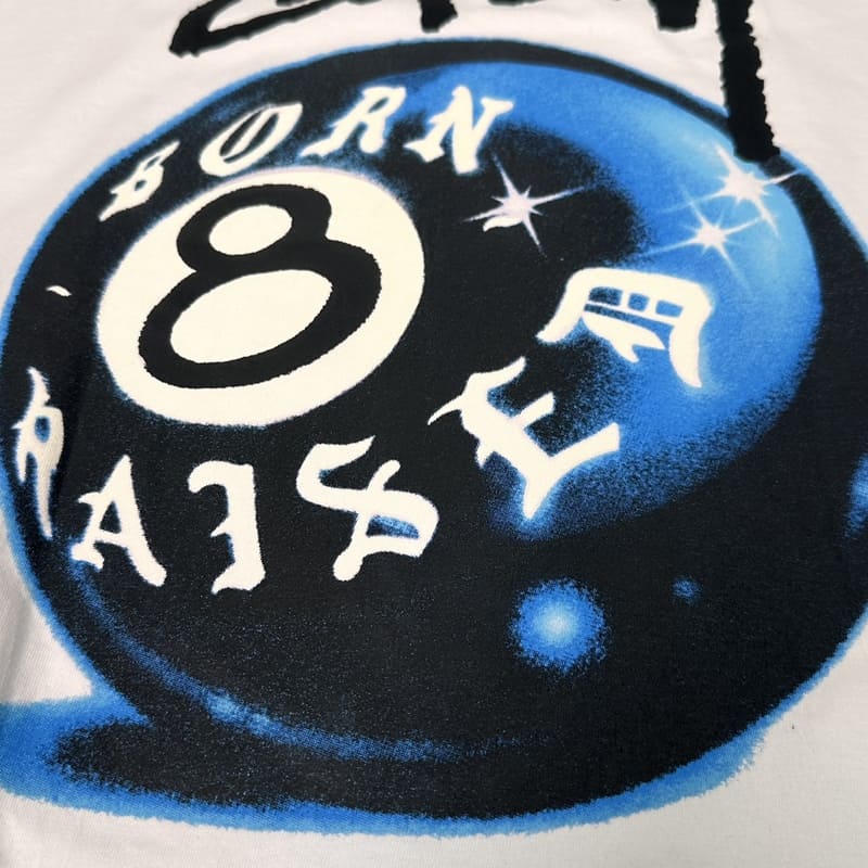 Ready Delivery - Stussy x Born X Raised 8 Ball T-Shirt 