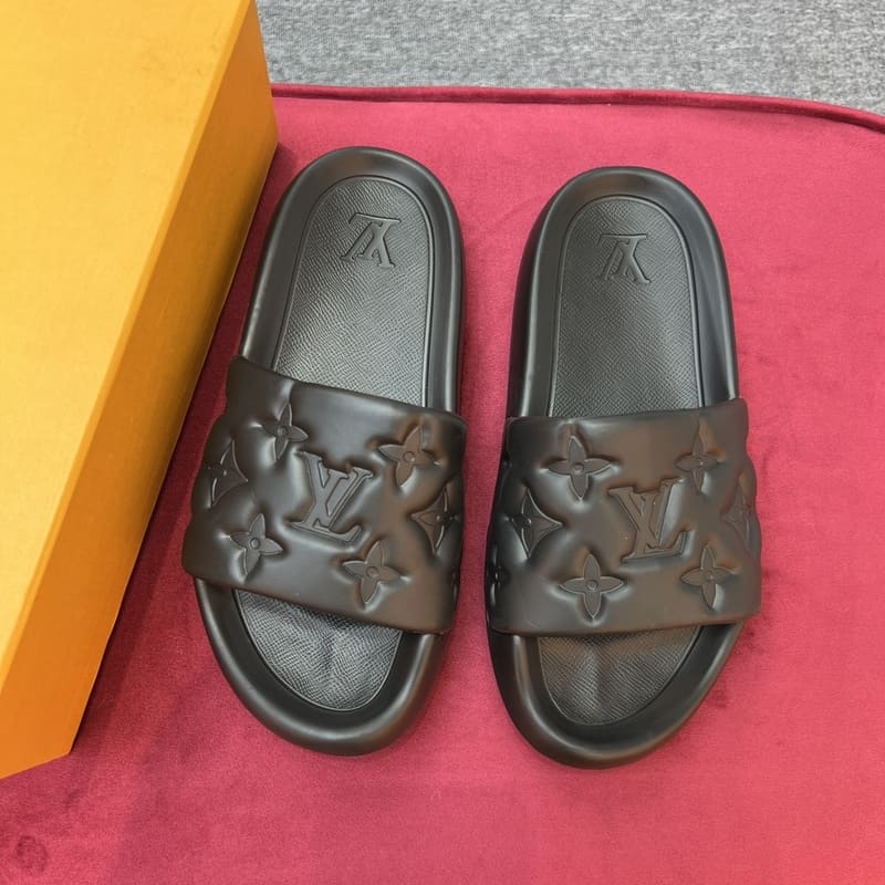 Louis Vuitton Waterfront Slide Black 