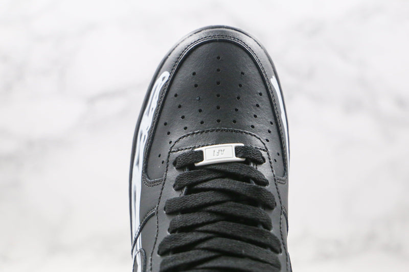 Nike Air Force 1 '07 QS 'Black Skeleton' - ELEGANZ OUTLET