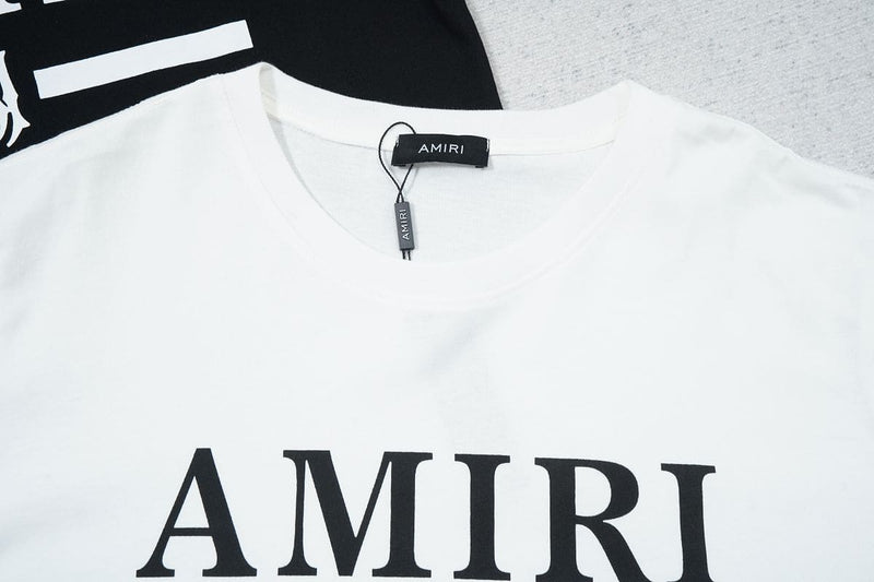 Ready for Delivery - Amiri Bar Logo White T-Shirt