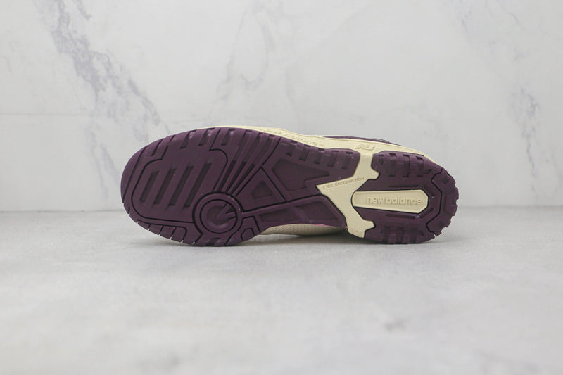 New Balance 550 Sea Salt Burgundy - ELEGANZ OUTLET