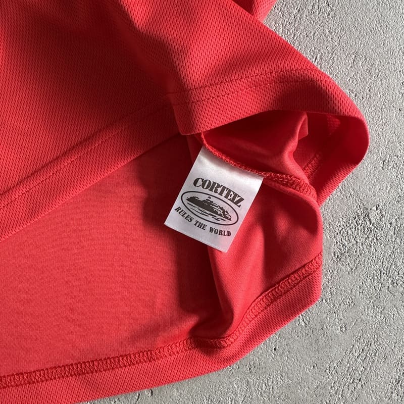 Corteiz Alcatraz Football Jersey 'Red' 