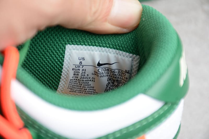 Nike Dunk Low Off-White Pine Green 