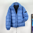 Dior Oblique Blue Puffer Jacket 