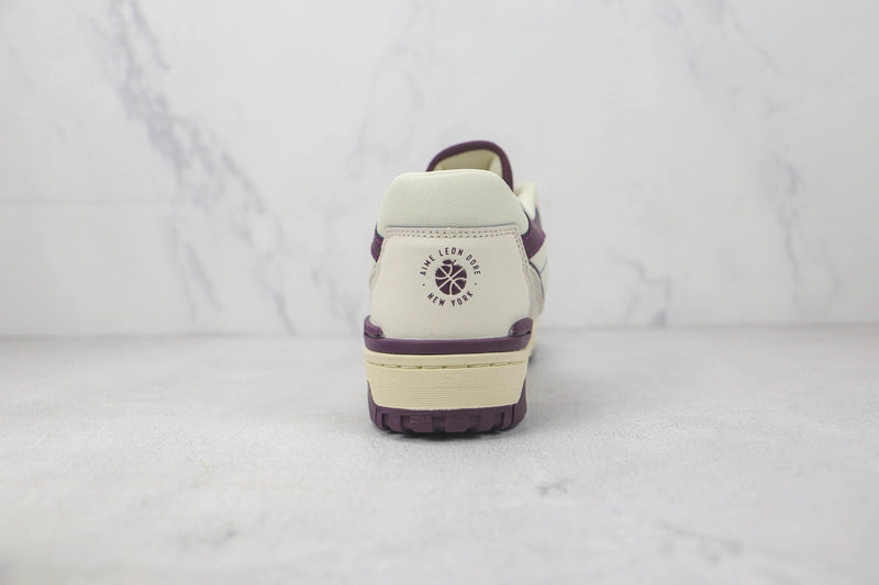 New Balance 550 Sea Salt Burgundy - ELEGANZ OUTLET