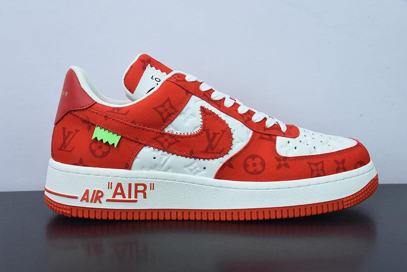 Nike Air Force 1 Low x Louis Vuitton x Off-White "Red" - ELEGANZ OUTLET