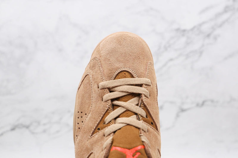 Travis Scott x Air Jordan 6 Retro 'British Khaki' - ELEGANZ OUTLET
