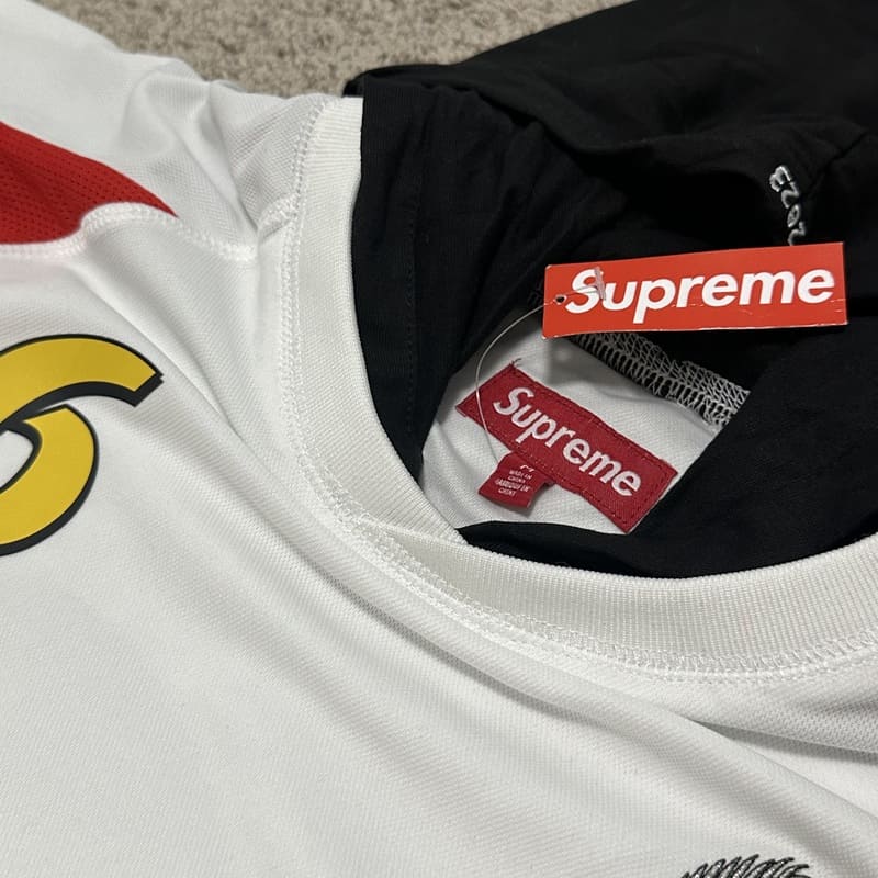 White Supreme Hooded Soccer Set