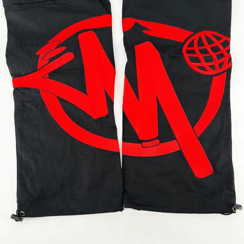 Minus Two Cargo Pants Black/Red 