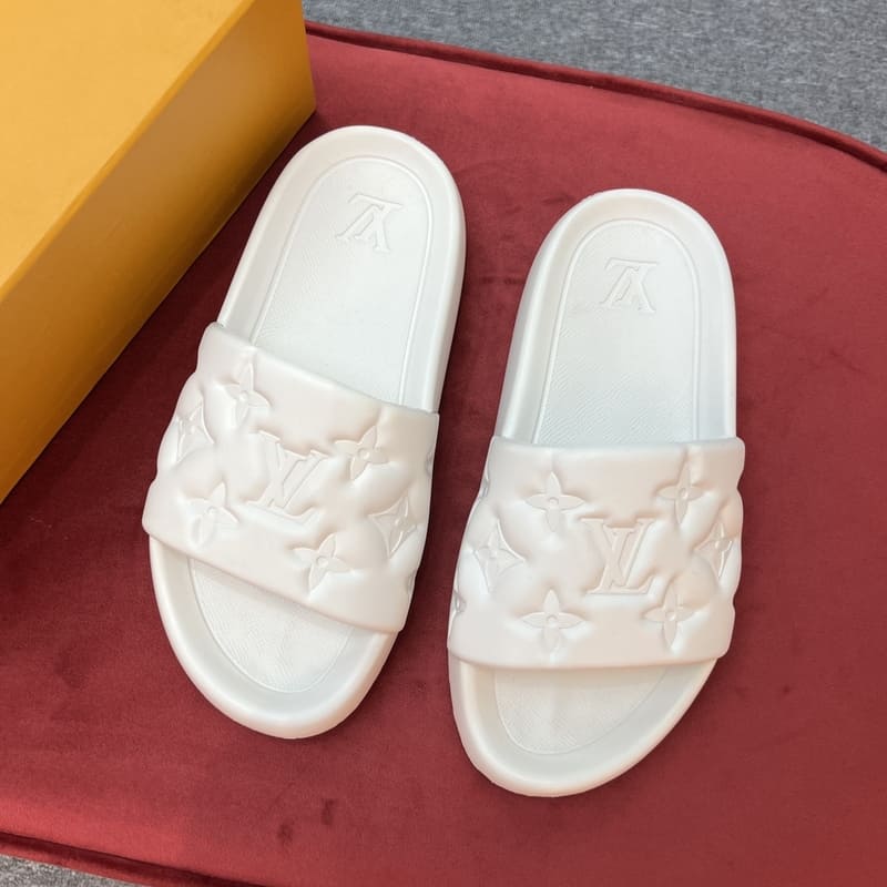 Louis Vuitton Waterfront Slide White 