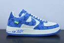 Nike Air Force 1 Low x Louis Vuitton x Off-White Blue - ELEGANZ OUTLET