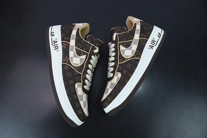 Nike Air Force 1 Low x Louis Vuitton x Off-White "Coffee" - ELEGANZ OUTLET