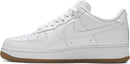 Nike Air Force 1 '07 'White Gum Light Brown' - ELEGANZ OUTLET