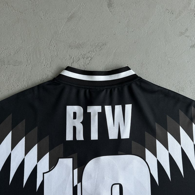 Corteiz Black Football T-Shirt