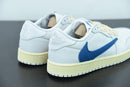 Nike Air Jordan 1 Low Travis Scott Fragment "White/Blue" - ELEGANZ OUTLET
