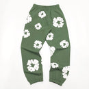 Tears The Cotton Wreath Green Denim Pants 