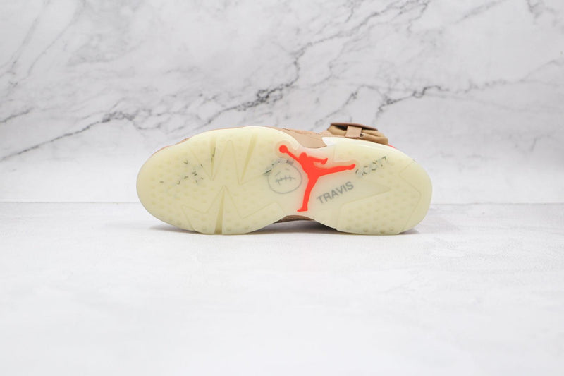 Travis Scott x Air Jordan 6 Retro 'British Khaki' - ELEGANZ OUTLET