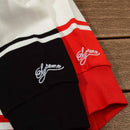 Camisa Supreme x Nike Stripe Rugby Preta/Branca