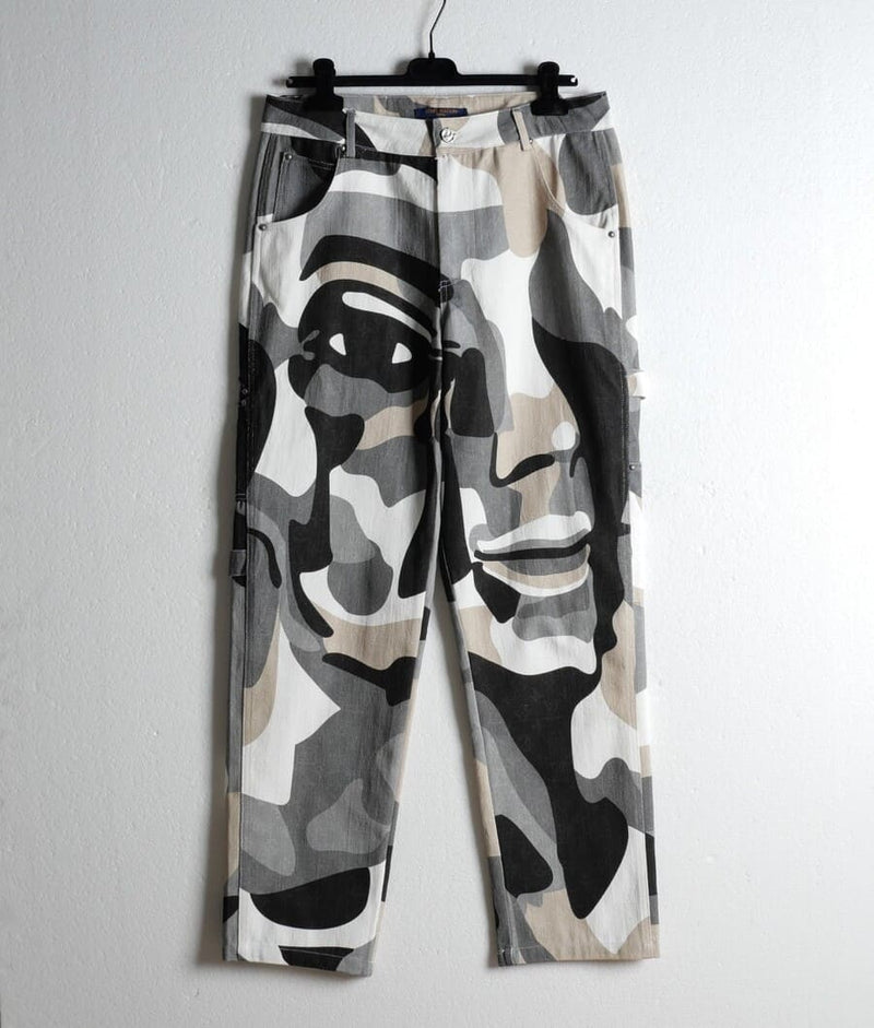 Louis Vuitton Patchwork Portrait Denim Pants 