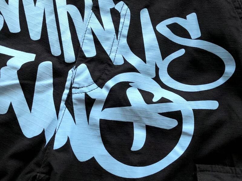 Minus Two Cargo Pants Black/Blue 