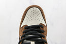 Nike SB Dunk Low White Black Trail End Brown - ELEGANZ OUTLET